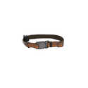 5/8 x 12-Inch K9 Explorer Campfire Orange Reflective Adjustable Dog Collar